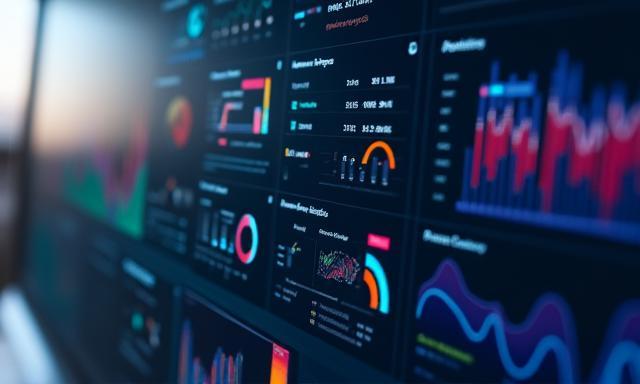 Dashboard de analytics com métricas de hotelaria